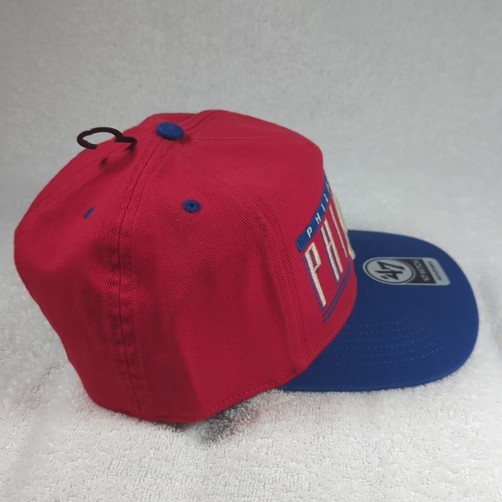 Philadelphia Phillies 47 Brand Cooperstown Hitch Snapback Adjustable Adult Hat - Picture 5 of 8